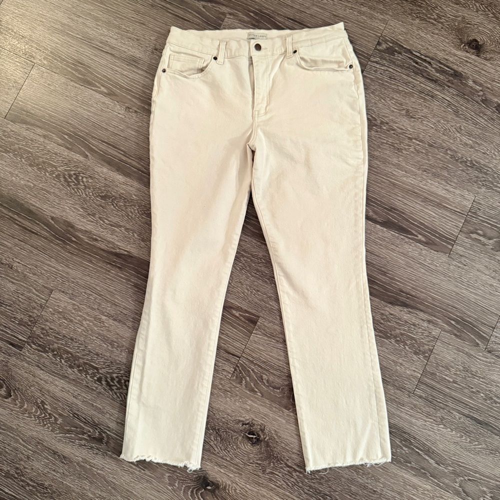 Oliver Logan Ecru High Rise Jeans